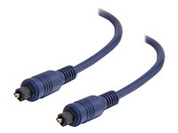 C2G Velocity - Câble audio numérique (optique) - TOSLINK mâle pour TOSLINK mâle - 0.5 m - fibre optique 80322