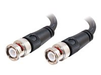 C2G - Câble vidéo - BNC mâle pour BNC mâle - 2 m - câble coaxial à double blindage 80366