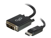 C2G DisplayPort to DVI-D Adapter Cable - Câble DisplayPort - liaison simple - DVI-D (M) pour DisplayPort (M) - 3 m - noir 84330
