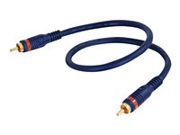 C2G Velocity - Câble audio numérique (coaxial) - RCA mâle pour RCA mâle - 2 m - câble coaxial à triple blindage 80264