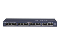 NETGEAR Commutateur de bureau Gigabit GS116 à 16 ports - Commutateur - 16 x 10/100/1000 - de bureau GS116GE