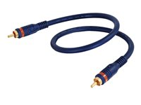 C2G Velocity - Câble audio numérique (coaxial) - RCA mâle pour RCA mâle - 3 m - câble coaxial à triple blindage 80265