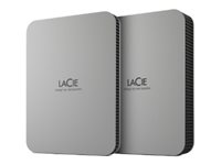 LaCie Mobile Drive STLP5000400 - Disque dur - 5 To - externe (portable) - USB 3.2 Gen 1 (USB-C connecteur) - lune argentée STLP5000400