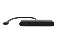 PORT Connect - Concentrateur (hub) - 3 x USB-C + 1 x USB-C (alimentation électrique) - de bureau 900147