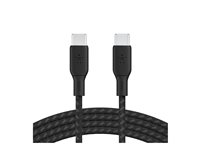 Belkin BOOST CHARGE - Câble USB - 24 pin USB-C (M) pour 24 pin USB-C (M) - 3 m - noir CAB014BT3MBK