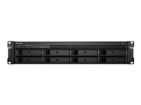 Synology RackStation RS1221+ - Serveur NAS - 8 Baies - rack-montable - SATA 6Gb/s - RAID RAID 0, 1, 5, 6, 10, JBOD - RAM 4 Go - Gigabit Ethernet - iSCSI support - 2U RS1221+