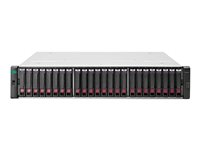 HPE Modular Smart Array 2042 Hybrid Flash w/o SFF Bundle - Baie de disques - 8 To - 24 Baies (SAS-3) - HDD 1.2 To x 6 + SSD 400 Go x 2 - SAS 12Gb/s (externe) - rack-montable - 2U - Top Value Lite Q5U47A