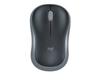 Logitech M185 - Souris - optique - sans fil - 2.4 GHz - récepteur sans fil USB - gris 910-002238