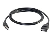 C2G 3.3ft USB Extension Cable - USB A to USB A Extension Cable - USB 2.0 - M/F - Rallonge de câble USB - USB (M) pour USB (F) - 1 m - noir 52106