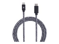 BIGBEN Connected - Câble Lightning - 24 pin USB-C mâle pour Lightning mâle - 2 m - noir CABTISMFIC2M3AB