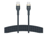 Belkin BOOST CHARGE - Câble USB - 24 pin USB-C (M) pour 24 pin USB-C (M) - 1 m - bleu CAB011BT1MBL