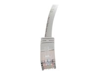 C2G Cat5e Booted Shielded (STP) Network Patch Cable - Cordon de raccordement - RJ-45 (M) pour RJ-45 (M) - 50 m - STP - CAT 5e - Moulé - gris 83759