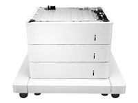 HP Paper Feeder with Cabinet - base d'imprimante avec tiroir d'alimentation pour support d'impression - 1650 feuilles J8J93A