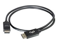 C2G 15ft Ultra High Definition DisplayPort Cable with Latches - 8K DisplayPort Cable - M/M - Câble DisplayPort - DisplayPort (M) pour DisplayPort (M) - 4.57 m - verrouillé - noir 54403