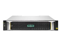 HPE Modular Smart Array 2062 10GBase-T iSCSI SFF Storage - Baie de disques - 3.84 To - 24 Baies (SAS-3) - SSD 1.92 To x 2 - iSCSI (10 GbE) (externe) - rack-montable - 2U R7J71B