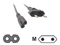 MCL - Câble d'alimentation - Europlug (M) pour power IEC 60320 C7 - 5 m MC907-5M