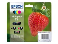 Epson 29 Multipack - Pack de 4 - noir, jaune, cyan, magenta - original - blister - cartouche d'encre - pour Expression Home XP-245, 247, 255, 257, 332, 342, 345, 352, 355, 435, 442, 445, 452, 455 C13T29864012