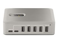 StarTech.com 10-Port USB-C Hub, 8x USB-A + 2x USB-C, Self-Powered w/ 65W Power Supply, USB 3.1 10Gbps Hub w/ BC1.2 Charging, Desktop/Laptop USB Hub with 3ft Locking USB-IF Certified Cable - USB Expansion Hub (10G8A2CS-USB-C-HUB) - Concentrateur (hub) - 8 x USB 3.2 Gen 2 + 2 x USB-C 3.2 Gen 2 - de bureau 10G8A2CS-USB-C-HUB