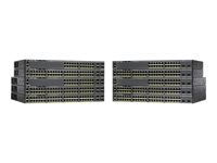 Cisco Catalyst 2960XR-24TD-I - Commutateur - C3 - Géré - 24 x 10/100/1000 + 2 x SFP+ - de bureau, Montable sur rack - reconditionné WS-C2960XR24TDI-RF
