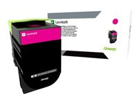 Lexmark 800X3 - À rendement extrêmement élevé - magenta - original - cartouche de toner LCCP - pour Lexmark CX510de, CX510de SPR Columbia, CX510dhe, CX510dthe 80C0X30