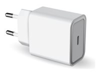 Force Power Lite - Adaptateur secteur - 100 % plastique recyclé, garantie à vie - 30 Watt - PD (24 pin USB-C) - blanc FPLICS1C30WPDRW