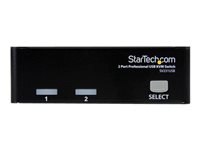 StarTech.com Switch KVM USB VGA professionnel à 2 ports avec câbles - Kit commutateur écran clavier souris - Commutateur KVM - 2 x KVM port(s) - 1 utilisateur local - de bureau SV231USBGB