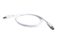 C2G - Câble USB - USB (M) pour USB type B (M) - USB 2.0 - 2 m - blanc 81561
