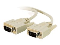 C2G Economy - Câble VGA - HD-15 (VGA) (M) pour HD-15 (VGA) (M) - 3 m - moulé, vis moletées 81162