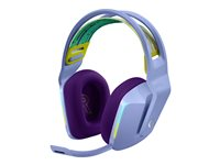 Logitech G G733 LIGHTSPEED Wireless RGB Gaming Headset - Micro-casque - circum-aural - 2,4 GHz - sans fil - lilas 981-000890