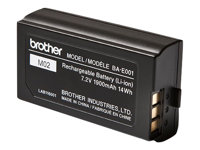 Brother BA-E001 - Batterie d'imprimante - Lithium Ion - pour Brother PT-P750; P-Touch PT-750, E300, E500, E550, H500, H75, P750; P-Touch EDGE PT-P750 BAE001