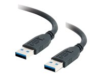 C2G - Câble USB - USB type A (M) pour USB type A (M) - USB 3.0 - 1 m - noir 81677