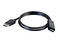 C2G 0.9m DisplayPort Male to HD Male Active Adapter Cable - 4K 60Hz - Câble adaptateur - DisplayPort mâle pour HDMI mâle - 90 cm - noir - actif, support 4K 80693