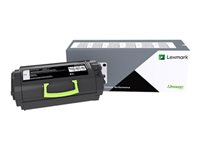 Lexmark 620XA - À rendement extrêmement élevé - noir - original - cartouche de toner LCCP - pour Lexmark MX711, MX810, MX811, MX812 62D0XA0