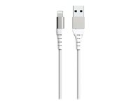 Force Power - Câble Lightning - USB mâle pour Lightning mâle - 1.2 m - blanc FPLIAMFI1M2W