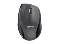 Logitech M705 - Souris - pour droitiers - laser - sans fil - 2.4 GHz - récepteur sans fil USB - gris 910-001949