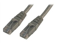 MCL - Cordon de raccordement - RJ-45 (M) pour RJ-45 (M) - 1 m - UTP - CAT 6a - gris FCC6AM-1M