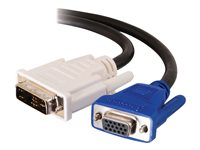 C2G - Rallonge de câble VGA - DVI-A (M) pour HD-15 (VGA) (F) - 2 m 81216