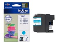 Brother LC221C - Cyan - original - cartouche d'encre - pour Brother DCP-J562DW, MFC-J480DW, MFC-J680DW, MFC-J880DW LC221C