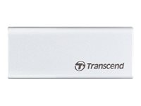Transcend ESD260C - SSD - 500 Go - externe (portable) - USB 3.1 Gen 2 - argent TS500GESD260C