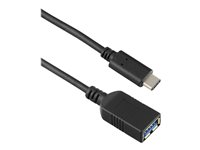 Targus - Adaptateur USB - 24 pin USB-C (M) pour USB type A (F) - USB 3.1 Gen 1 - 3 A - 15 cm - noir - Europe ACC923EU
