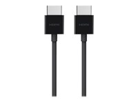 Belkin Premium Series - Câble HDMI - HDMI mâle pour HDMI mâle - 2 m - support 4K AV10168BT2M-BLK