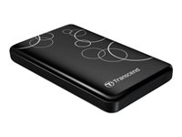 Transcend StoreJet 25A3 - Disque dur - 1 To - externe ( portable ) - 2.5" - USB 3.0 - noir TS1TSJ25A3K