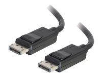 C2G Câble DisplayPort de 35 pieds avec loquets - M/M - Câble DisplayPort - DisplayPort (M) pour DisplayPort (M) - 10.66 m - verrouillé - noir 54405