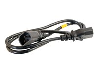 C2G - Rallonge de câble d'alimentation - power IEC 60320 C13 pour IEC 60320 C14 - CA 250 V - 1.2 m - noir 81137