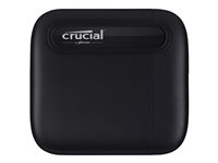 Crucial X6 - SSD - 1 To - externe (portable) - USB 3.1 Gen 2 (USB-C connecteur) - noir CT1000X6SSD9