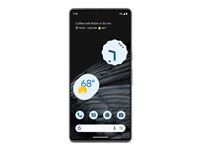 Google Pixel 7 Pro - 5G smartphone - double SIM - RAM 12 Go / Mémoire interne 128 Go - écran OEL - 6.7" - 3120 x 1440 pixels (120 Hz) - 3 x caméras arrière 50 MP, 48 MP, 12 MP - front camera 10,8 mégapixels - Obsidien GA03462-GB