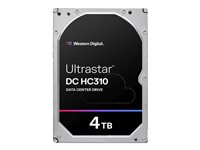 WD Ultrastar DC HC310 HUS726T4TALN6L4 - Disque dur - 4 To - interne - 3.5" - SATA 6Gb/s - 7200 tours/min - mémoire tampon : 256 Mo 0B35948