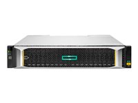 HPE Modular Smart Array 2062 10GBase-T iSCSI SFF Storage - Baie de disques - 3.84 To - 24 Baies (SAS-3) - SSD 1.92 To x 2 - iSCSI (10 GbE) (externe) - rack-montable - 2U R7J71A