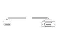 Humanscale - Câble adaptateur - DisplayPort (M) pour Adaptateur VGA (F) CA-DPVG