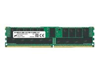 Micron - DDR4 - module - 64 Go - DIMM 288 broches - 3200 MHz / PC4-25600 - CL22 - 1.2 V - mémoire enregistré - ECC MTA36ASF8G72PZ-3G2R